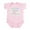 Petal Pink, variant on CafePress - 2 DS Shirts 001 Body Suit - Baby Light Bodysuit, Size Newborn - 24 Months