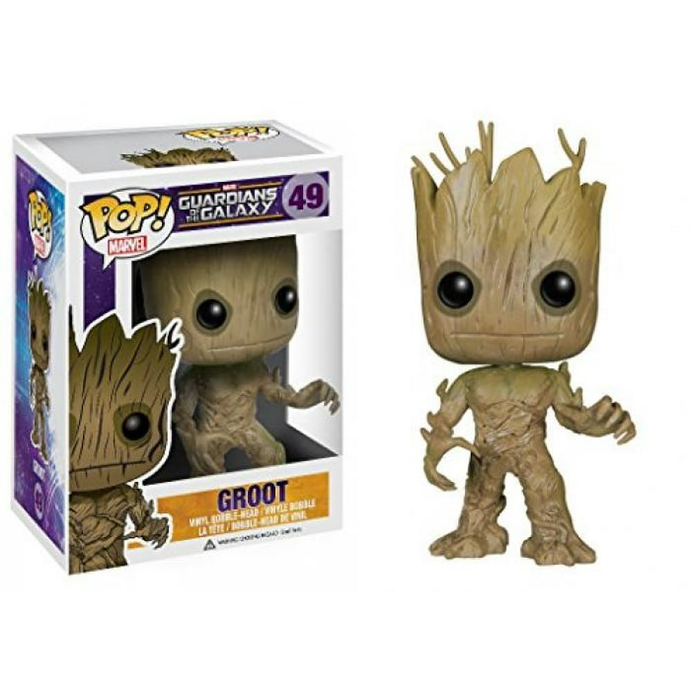 Funko POP Marvel: Guardians of The Galaxy - Groot Vinyl Bobble-Head Figure - Walmart.com