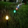 thumbnail image 7 of Outdoor Christmas Lights, XGFHYJEH C9 LED Solar Christmas Lights near Me, IP65 Waterproof XMAS Decorations, Solar Outdoor Christmas Lights for House, XMAS Yard Stakes Lights, 7 of 7