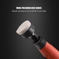 thumbnail image 5 of SPTA 5 Pack 1 Inch 25mm Wool Felt Polishing Pad Set – Felt Buffing Wheels with Flocking Hook & Loop Backing for Random Orbital Sander, Polishing & Finishing, 5 of 8