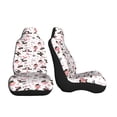 thumbnail image 3 of Sikiie Dachshund Dog Puppy Car Seat Covers 2PCs Front Car Seat Covers Universal fit for Most Cars SUVs and Trucks-1, 3 of 9