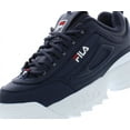 thumbnail image 2 of Fila Disruptor Ii Premium Boys Shoes Size 11, Color: Navy/White, 2 of 5