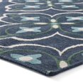 thumbnail image 3 of Noble House Camelia 7' 10" x 10' Outdoor Medallion Area Rug in Blue and Green, 3 of 5