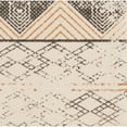 thumbnail image 6 of French Connection Stonewash Printed Cotton Accent Rug, Orange, 4x6, 6 of 6