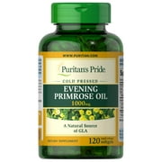Evening Primrose Oil 1000 mg with GLA 1000 mg 120 Softgels by Puritan's Pride