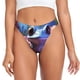 thumbnail image 1 of Balery Colorful Frog Among Flowers Tangas de Algodón para Mujer con Estampado – Ropa Interior Sexy, Transpirable, G-string-3X-Large, 1 of 6