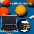 thumbnail image 2 of Caja de almacenamiento de billar Snooker Pool Ball Estuche de transporte Accesorios de billar (M) Likrtyny Deportes al aire libre Salida diaria Juego de fiesta, 2 of 8