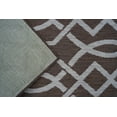 thumbnail image 5 of Benissimo Contemporary Indoor / Outdoor Area Rug RIBON Collection I 5x7 I Brown, 5 of 6