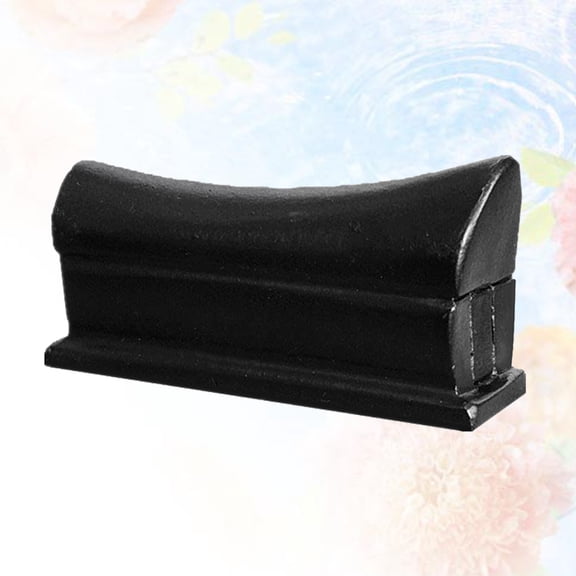 FUTUREORYY Scary Decorations Coffin Prop Resin Black 1Pack