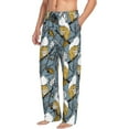 thumbnail image 2 of Xecao Squirrel And Leaves Men's Straight Lounge Pajama Pants: The Ultimate in Comfortable Sleepwear, 2 of 9