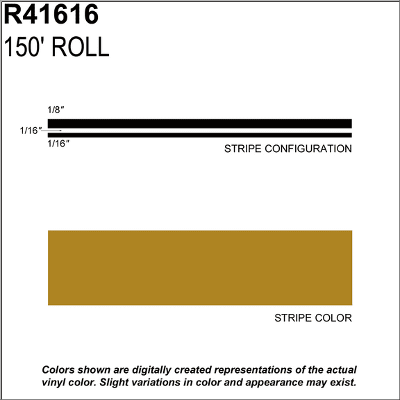 PRS-R41616 1/4 X 150' Premium Dual Color Multipstripes Silver Metallic/gold Metallic
