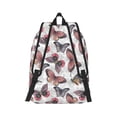 thumbnail image 3 of Daiia Vintage Butterflies Vintage Canvas Backpack for Men and Women ,Hiking Backpack,Travel Laptop Bag for School,Large Capacity Backpack, 3 of 8