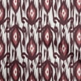 thumbnail image 1 of oneOone Cotton Poplin Maroon Fabric Ikat Diy Clothing Quilting Fabric Print Fabric By Yard 42 Inch Wide, 1 of 4