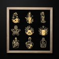 thumbnail image 5 of 9pcs 1.6x1.6 inch Golden Metal Stickers Potion Bottle Stickers Self Adhesive Magic Stickers Golden Epoxy Stickers Star Diamonds Sticker for DIY Scrapbooks Epoxy Resin Art Crafts Decoration DIY, 5 of 9