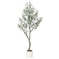 thumbnail image 1 of Yeshouse Olivo artificial con maceta, ramas flexibles para aspecto realista, ideal para decoración de hogar y oficina, árbol sin mantenimiento para vegetación de interior, 1 of 7