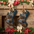 thumbnail image 6 of Goofa Moon Night Sky Cute Rabbit for Christmas Stockings, 18inch Xmas Hanging Stocking Decorations for Christmas Party Family Decor, 6 of 7