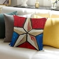 thumbnail image 3 of SHANXI Patriotic Star Decor Decorations Cushion Case for Sofa Couch 22x22in, 3 of 5