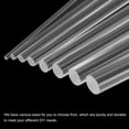 thumbnail image 3 of Uxcell 6 piezas Varillas Redondas de Acrílico 3/16" x 12" Varillas de Acrílico Transparentes Palos Plásticos Tiras para Manualidades DIY Iluminación Jardinería Decoraciones - 2mm x 300mm, 3 of 5