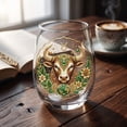 thumbnail image 5 of SLYNSHome Stemless Wine Glass With Vintage Embroidery Style, Astrology Horoscope Printed Wine Cup, Zodiac Sign Drinkware Gift, 5 of 7