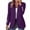 Purple, variant on SAWOBUUN Womens Open Front Blazer Jacket Long Sleeve Casual Office Lightweight Suit Cardigan