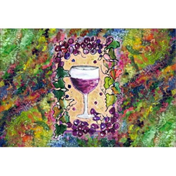 Carolines Treasures 8616PLMT Wine Fabric Placemat