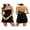 Black, variant on Women's Sparkly Sequin Mini Dress Spaghetti Strap Glitter Sleeveless Backless Party Club Bodycon Cami Mini Dress