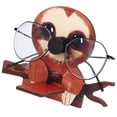 thumbnail image 3 of Animal Shape Glasses Holder Unique Beautiful Design Natural Odorless Composite Wood Eyeglasses Display StandSloth, 3 of 9