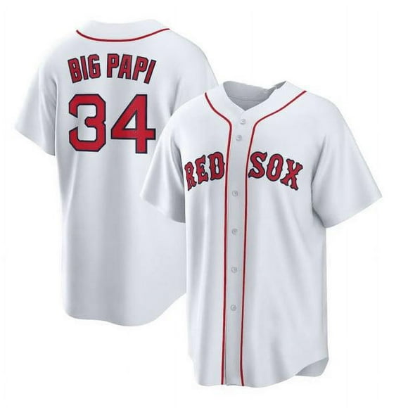 Men's Boston Red Sox Baseball Jersey BIG PAPI 34# SALE 41# TURNER 2# Adult Replica Player Name Sport Jersey