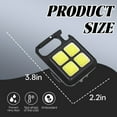 thumbnail image 7 of HIBIBUD 3.8" Black Keychain Light,Quick Release Multitool with Magnetic Base&Type-C Charging, 7 of 7