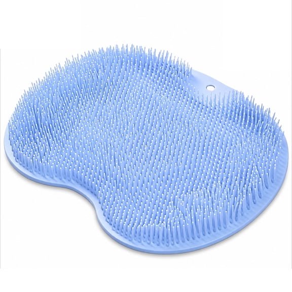 Foot Scrubber in Shower, Quick Drying Easy Clean, Massage Shower Cleaning Tool Bath Wash Pad with Non-Slip Suction Cups, Durable Long-Lasting