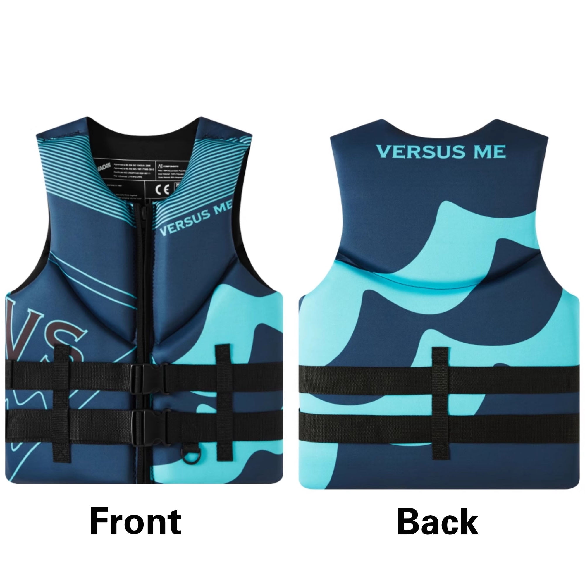 Live Jacket Wakesurf Comp Vest Neoprene Impact Vest Great for Boating Rafting Surfing Buoyancy All Other Watersports Activities Live Vest