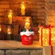 thumbnail image 4 of Contenedores de almacenamiento navideños con asa, 6 piezas, barriles de almacenamiento de dulces para el hogar, esféricos, rojos y verdes, de 5 pulgadas, para lavandería, 4 of 4