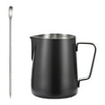 thumbnail image 1 of Taza de café espresso, jarra para espumar leche, jarra para salsas, lattes, 350 ml Negro, 1 of 9