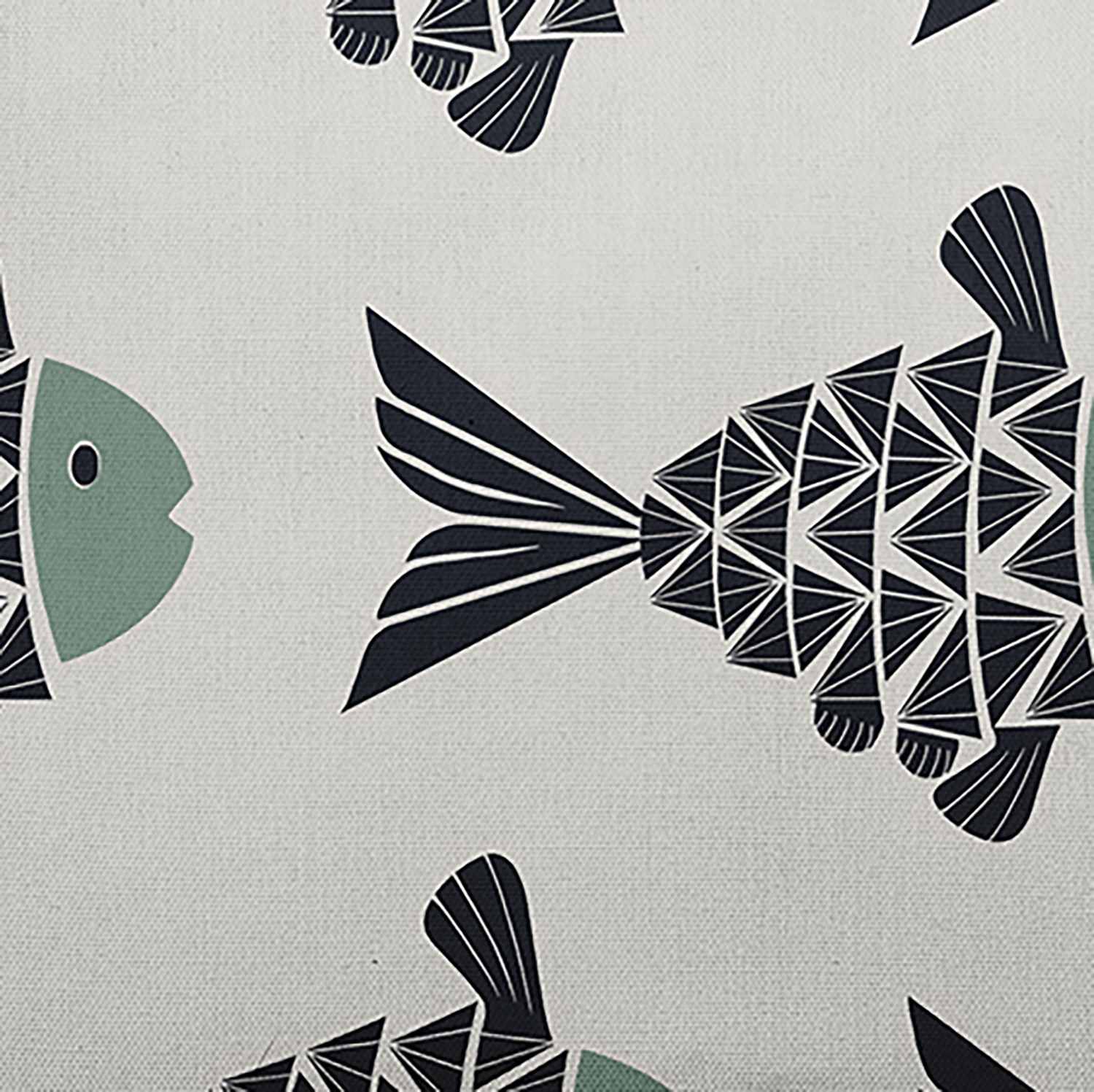 Simply Daisy 14" x 20" Fish Tales Nautical Indoor/Outdoor Throw Pillow