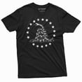 thumbnail image 3 of Men's USA Patriotic T-shirt 4th of July Independence day American flag shirt 1776 rattlesnake shirt (Small Navy Blue), 3 of 7