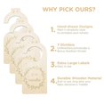thumbnail image 5 of 7 Pieces Baby Closet Size Divider - Wooden Baby Closet Organizers, Hanging Closet Dividers from Home N, 5 of 5