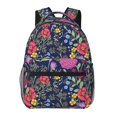 thumbnail image 1 of Easygdp Floral Mochila Ergonómica Versátil para Laptop - Múltiples Bolsillos, Correas Ajustables, Unisex para Escuela, Viajes y Actividades al Aire Libre-One Size, 1 of 5