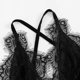 thumbnail image 4 of Gibobby Conjunto ropa interior mujer Bragas de satén para mujer, sexy, con costuras de cinta, sin espalda, lencería erótica(Negro, M), 4 of 5