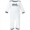 thumbnail image 3 of Hudson Baby Infant Boy Cotton Coveralls, Train, 6-9 Months, 3 of 5