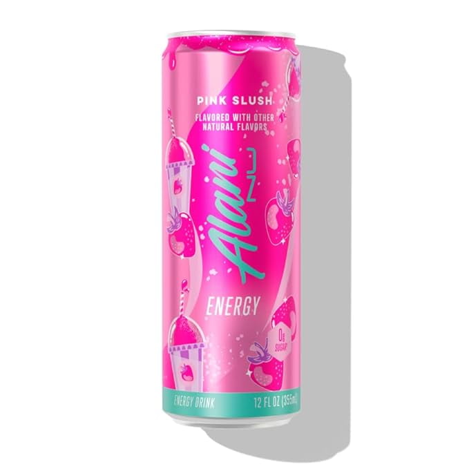 NEW Alani Energy Drink Variety Pack, 12 oz 6-pack Variety (2 pack PINK SLUSH, 2 Pack WITCH'S BREW, 2 pack ORANGE KISS)