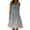 d Light Blue, variant on LYXSSBYX Womens Dresses Sleeveless Women's Summer Print Dress Short Sleeve Crew-Neck Loose Dress Beach Dress Sun Dress Ruffled Flowy Midi Dress