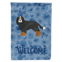 Carolines Treasures CK5975GF Cavalier King Charles Spaniel Welcome Flag Garden Size Small multicolor