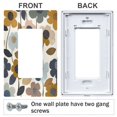 thumbnail image 3 of Yayeee Rocker Switch Wall Plate 1-Gang 4.6"x2.9" Home Decorative Outlet Cover, Colorful Floral, 3 of 6