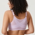 thumbnail image 5 of DELIMIRA Women's Posture Front Closure Bras Sheer Mesh Plus Size Underwire Unlined Bra, 5 of 5