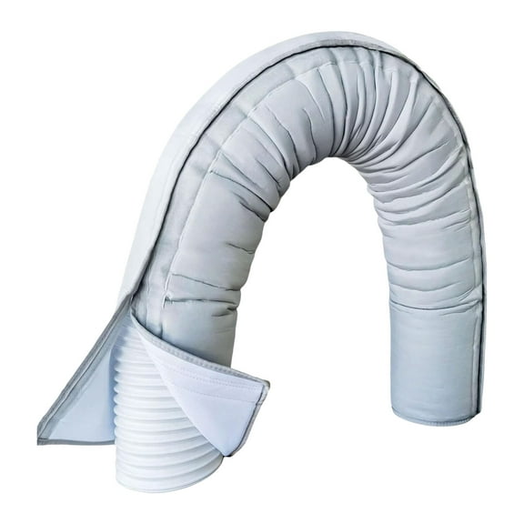Air Conditioning Hose Insulation Covers Suitable for Exhaust Ducts Thermal Protections with Adjustable Elastic Straps