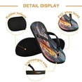 thumbnail image 3 of YAZAOOSummer Flip Flops Creatively Jellyfish Colorful Art Simple Beach Sandals, 3 of 8