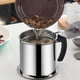 thumbnail image 3 of Oil Strainer Pot Grease Can: Stainless Steel Cooking Container, 3 of 5