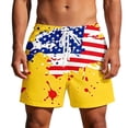 thumbnail image 4 of Mens Bathing Suit American Flag 250th Anniversary Swim Trunks Patriotic Summer Beach Shorts Quick Dry Board Shorts, 4 of 4