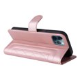 thumbnail image 3 of JTCASES Compatible with iPhone 12 Pro Max 6.7 inch Case Wallet Flip Folio Case [Kickstand] with RFID Blocking Card Holders [Shockproof] and Wrist Strap Phone Cover for Men Women Girls, Rosegold, 3 of 12