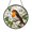 Acrylic 3.5 Inch, variant on Bird Theme Robin Glass Suncatcher Window Hanging, Nature Light Catcher Decor, Warm Woodland Accent for Home Office or Kitchen